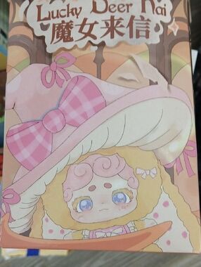 Lucky Deer Nai Pink Bow Cartoon Tote/Accessory